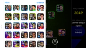 Conta efootball pes com ótimos jogadores