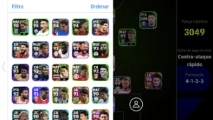 Conta efootball pes com ótimos jogadores