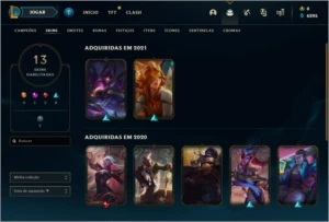 3 Contas de league of legends LOL
