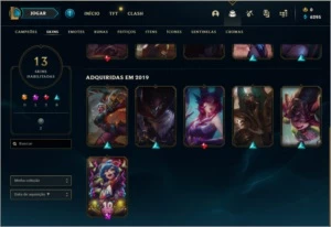 3 Contas de league of legends LOL