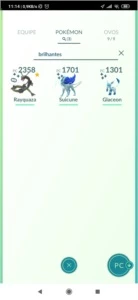 Conta pokémon level 30