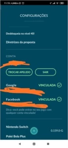 Conta pokémon level 30
