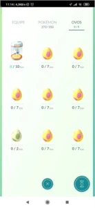Conta pokémon level 30