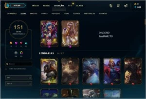 Conta lol challenger BR - League of Legends