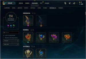 Conta lol challenger BR - League of Legends