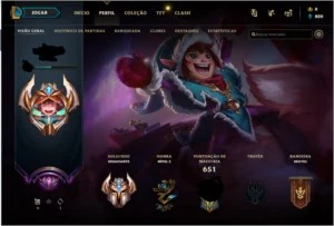 Conta lol challenger BR - League of Legends