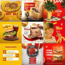 Pack Artes Para Lanchonete E Restaurante – Design Pro