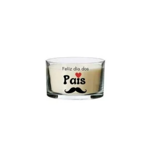 Vela Perfumada Personalizada Dia dos Pais 120g