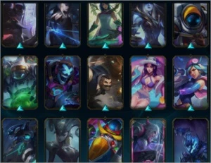 Conta unranked com 261 skins e 30 cromas. - League of Legends LOL