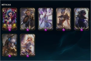 Conta unranked com 261 skins e 30 cromas. - League of Legends LOL