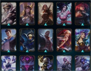 Conta unranked com 261 skins e 30 cromas. - League of Legends LOL