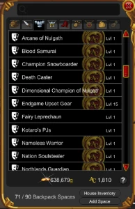 Adventure Quest Worlds, Conta com 2 orbs e itens do nulgath AQW
