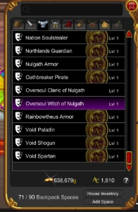 Adventure Quest Worlds, Conta com 2 orbs e itens do nulgath AQW