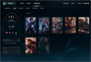 Conta LOL Diamante Completa - League of Legends