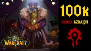 WOW 100K OURO GOLD AZRALON - HORDA - Blizzard