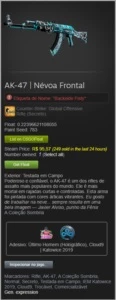 AK-47 | Névoa Frontal | Testada em Campo - Counter Strike CS