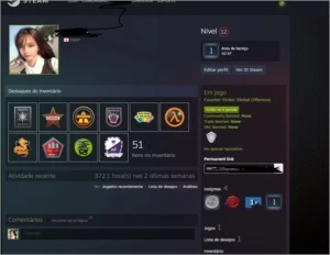 CS:GO PRIME 39 BROCHES + 6K HORAS CSGO + TRADE BAN - Steam