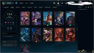 Conta League of Legends platina II LOL