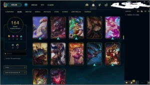 Conta League of Legends platina II LOL