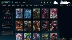 Conta League of Legends platina II LOL
