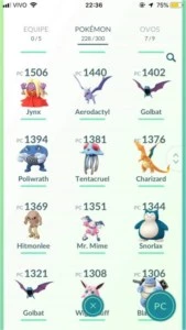 Conta lvl 30 - Pokémon