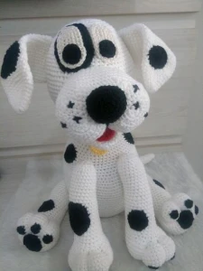 Cachorrinho Dalmata - Amigurumi De Crochê - Artesanato e Personalizados