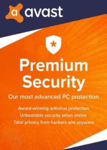 Premium Security Avast 30 dias de utilização