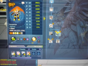 Conta Laomega - Digimon Masters Online DMO