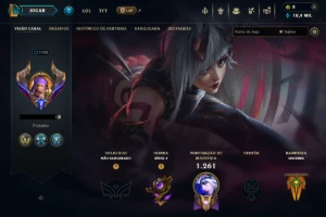 Conta Lol 100% Segura F.A| 202 Skins | Nvl 1122 + Brinde - League of Legends