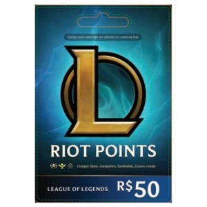 gift card  50 r$ lol ou valorant - Gift Cards