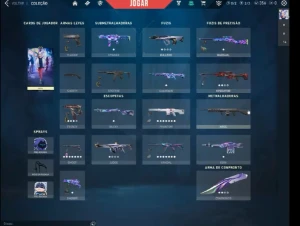 Conta de valorant com diversas skins