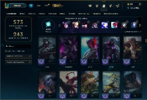 Unranked com TODOS os champs e 249 Skins ( MAIN ADC ) - League of Legends LOL