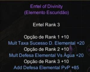Conjunto De Errtel Dark 10-10-10 Full Pvp Punish - MEGAMU - MU Online