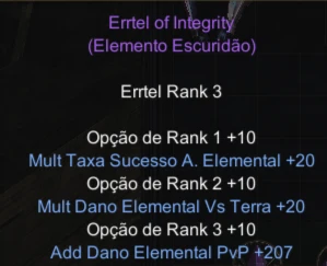 Conjunto De Errtel Dark 10-10-10 Full Pvp Punish - MEGAMU - MU Online