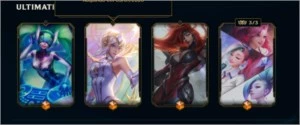 Conta Platina League of Legends com 421 skins (12 miticas) LOL