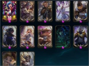 Conta Platina League of Legends com 421 skins (12 miticas) LOL