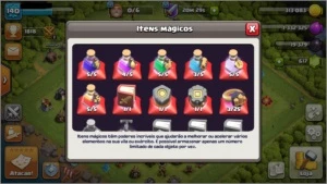 CV 13 e CV 11 Semi-FULL com várias itens - Clash of Clans