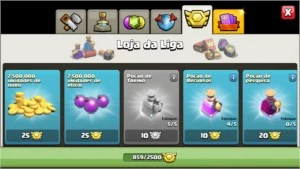 CV 13 e CV 11 Semi-FULL com várias itens - Clash of Clans