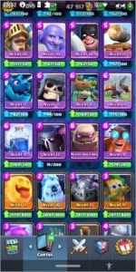Clash Royale - Nível 13 todas as lendárias 3 anos de conta