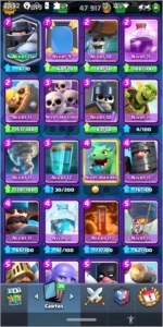 Clash Royale - Nível 13 todas as lendárias 3 anos de conta