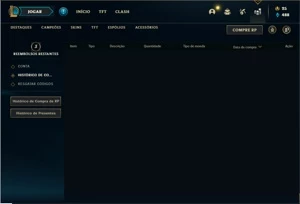 Conta unranked com 31 Champs e 14 Skins - League of Legends LOL