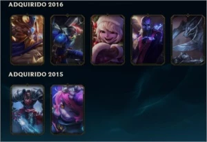 Conta Platina V com 50 personagens - League of Legends LOL