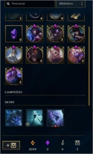 Conta Platina V com 50 personagens - League of Legends LOL