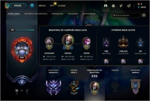 Conta de 2013, Diamante 1, 180 skins c/ Todos os Campeões - League of Legends LOL