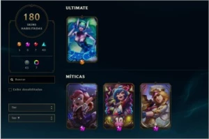 Conta de 2013, Diamante 1, 180 skins c/ Todos os Campeões - League of Legends LOL