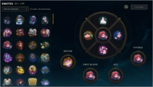 Conta de 2013, Diamante 1, 180 skins c/ Todos os Campeões - League of Legends LOL