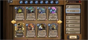 Conta Modo Livre Hearthstone 182 lendárias - Blizzard