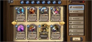 Conta Modo Livre Hearthstone 182 lendárias - Blizzard