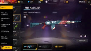 Conta de Free Fire com o primeiro passe e algumas roupas