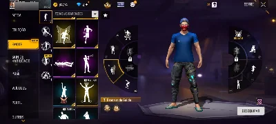 Conta Free Fire Nv 52 Bandeirão + trono | Conjunto Jujutsu